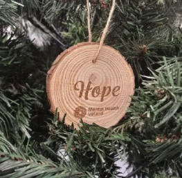 Hope Festive Ornament (natural product)